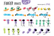 Finger prints ART (part 3), an Animal Illustration by Alena Razumova (Thumbnail 12 of 12)