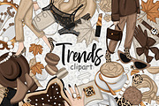 Trends Clipart, a Seasonal Illustration by GlamArtZhanna (Thumbnail 1 of 4)