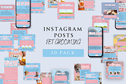 GROOVY PET GROOMING INSTAGRAM POSTS, a Social Media Template by Daring Digies (Thumbnail 2 of 7)