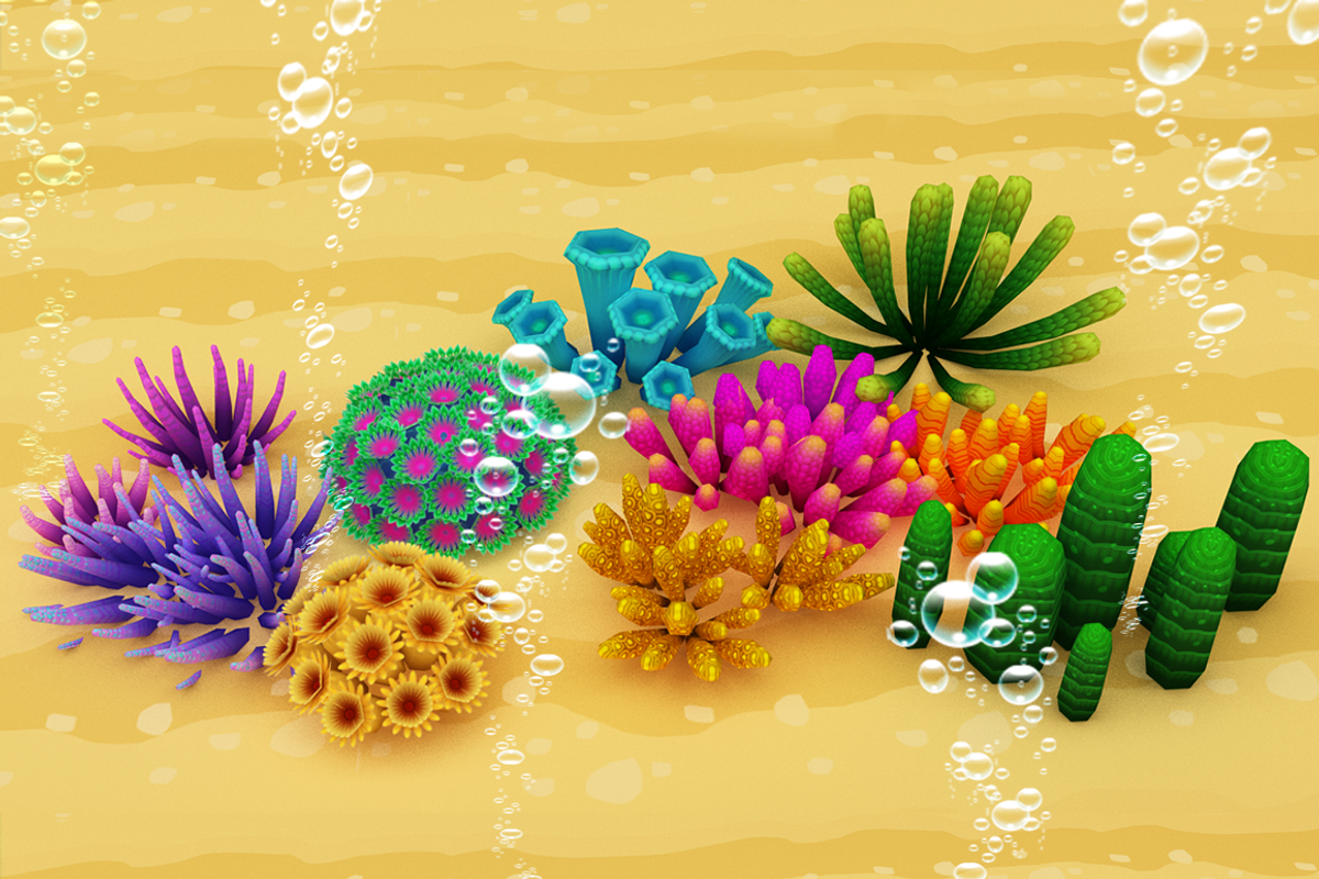 Coral Forest - Seaweed Valley, an Environmental 3D Model by Souchenki (Photo 6 of 16)