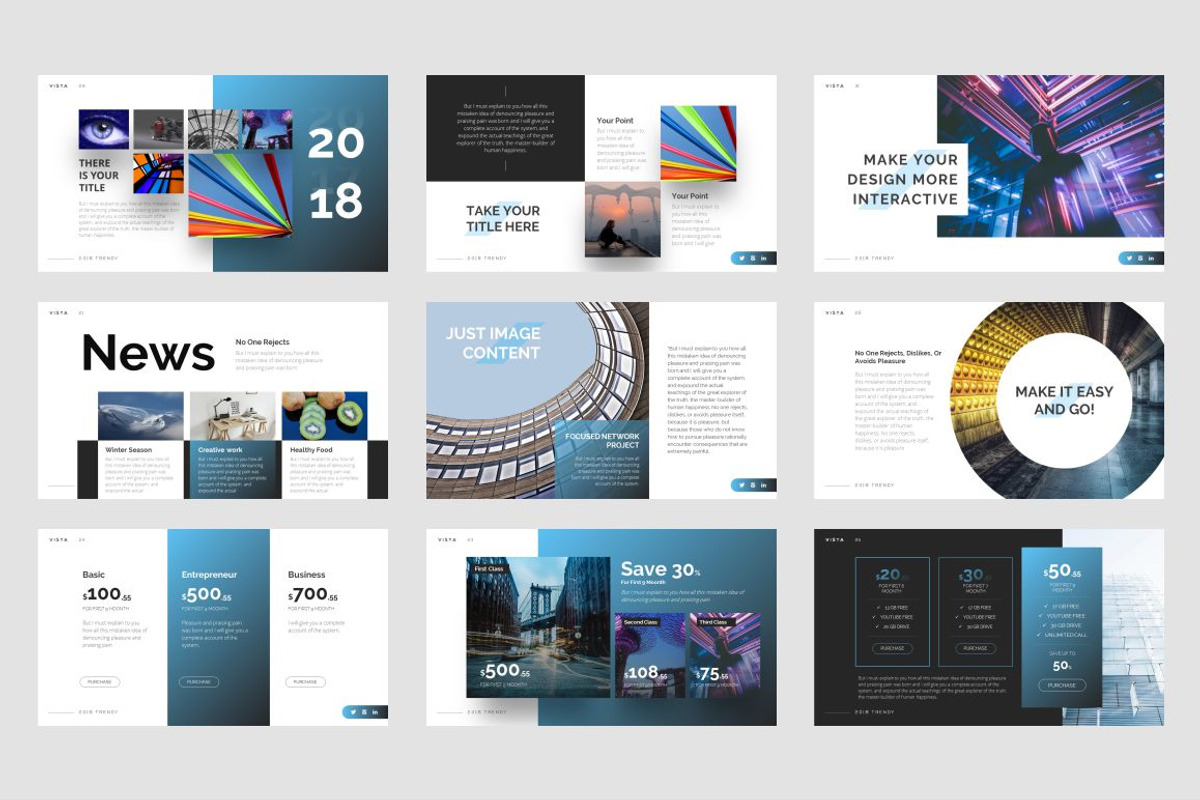 VISTA TRENDY PowerPoint Template, a Presentation Template by PaperSlides (Photo 6 of 12)