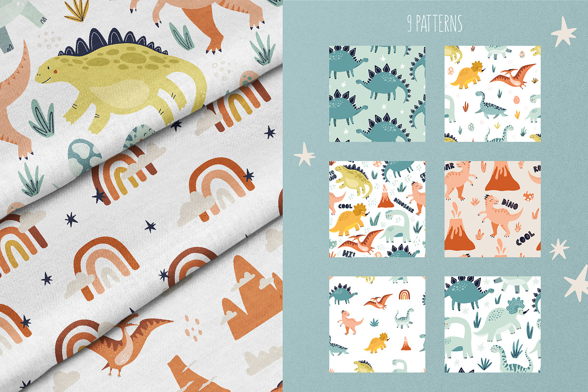 Cute Bundle. Map creator, space dino, an Object Graphic by MaNechaeva (Photo 12 of 22)