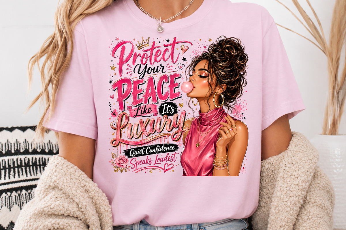 Protect Your Peace Like Its Luxury, a Person Illustration by Rose Art (Photo 3 of 4)