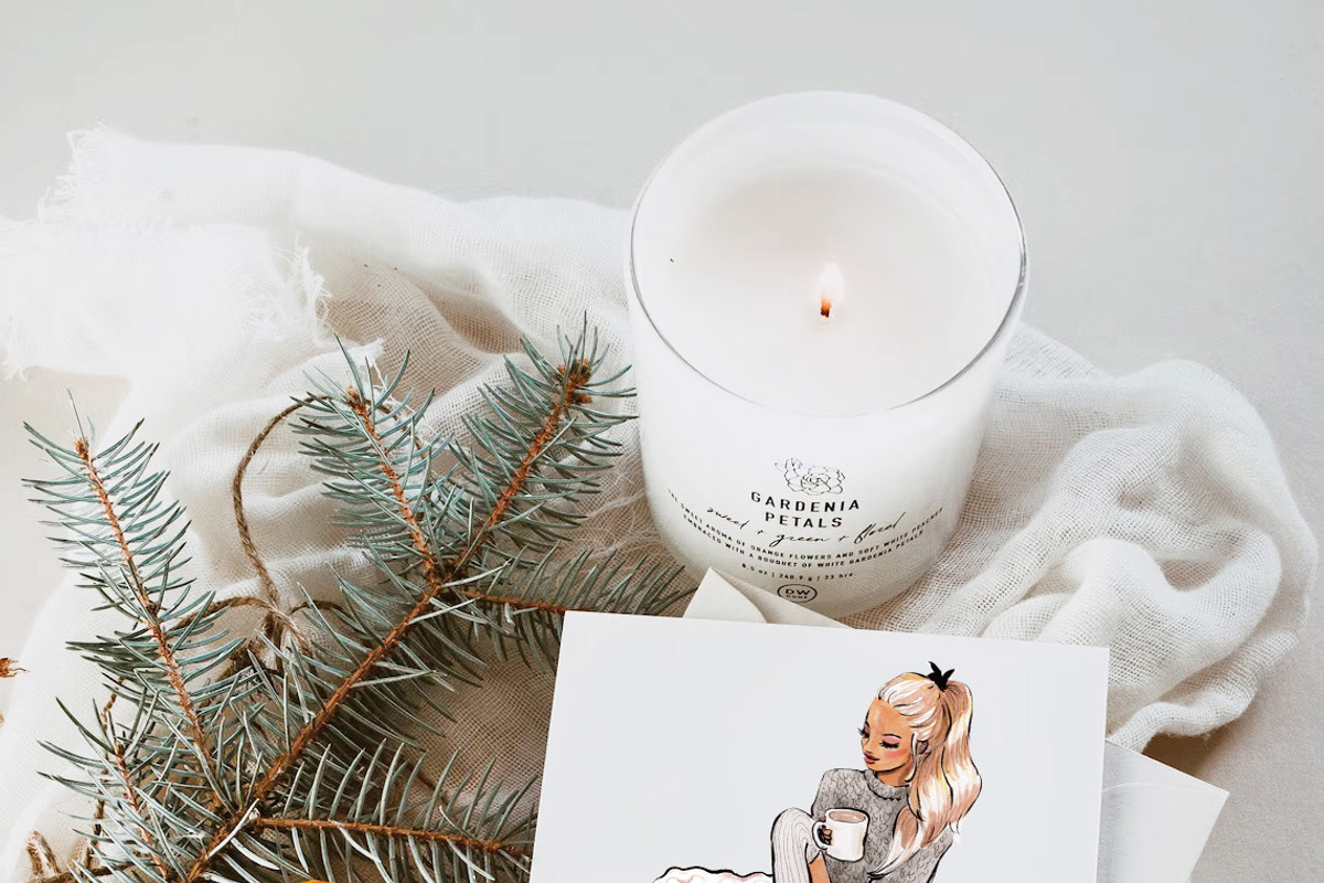 Cozy Christmas Morning, a Seasonal Illustration by creativeDi (Photo 3 of 4)