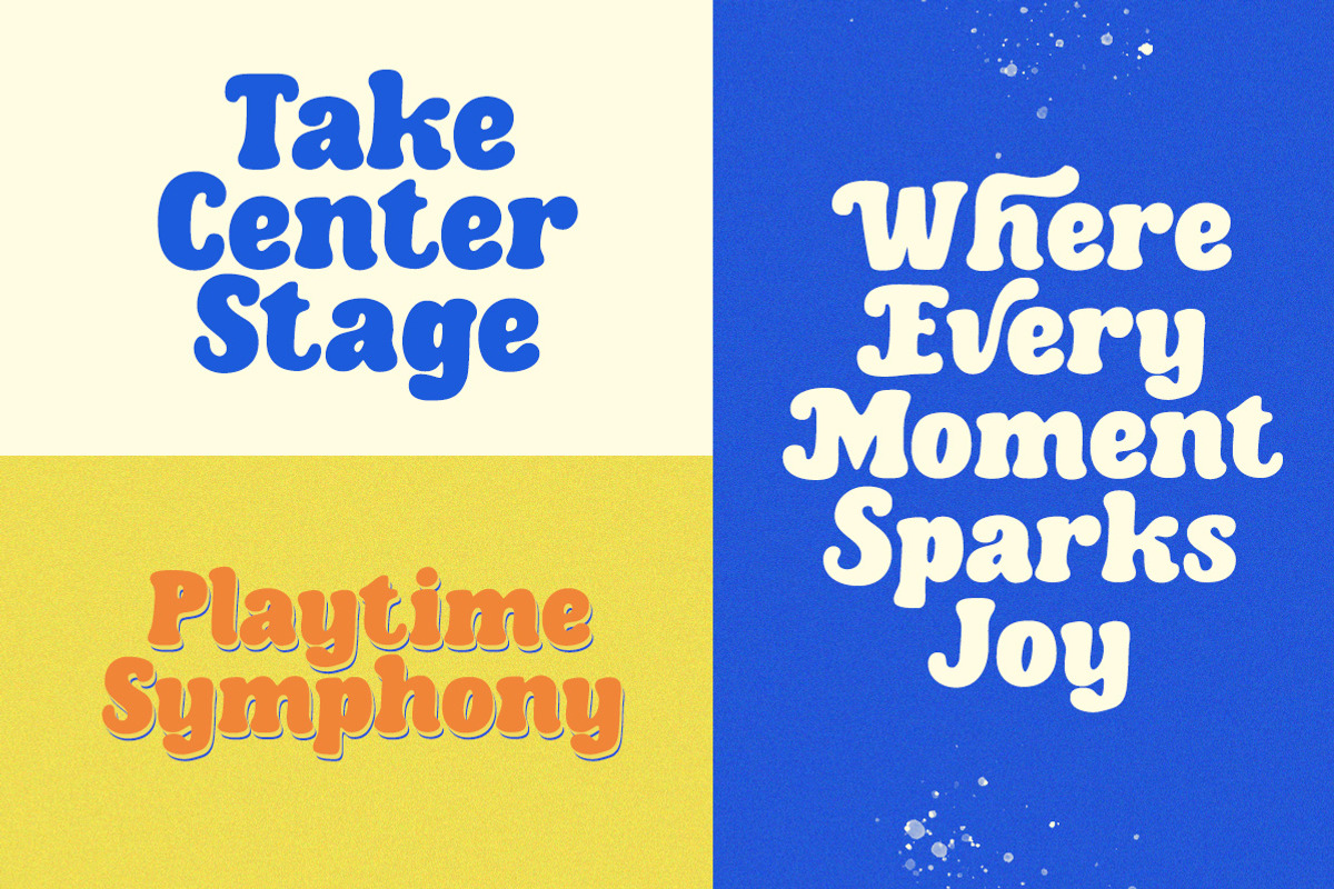 Lovie Cloud Fun Display Font, a Serif Font by Letterhend Studio (Photo 9 of 9)