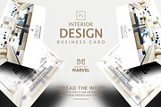 Interior Design Business Card, a Business Card Template by Marvel (Thumbnail 1 of 5)