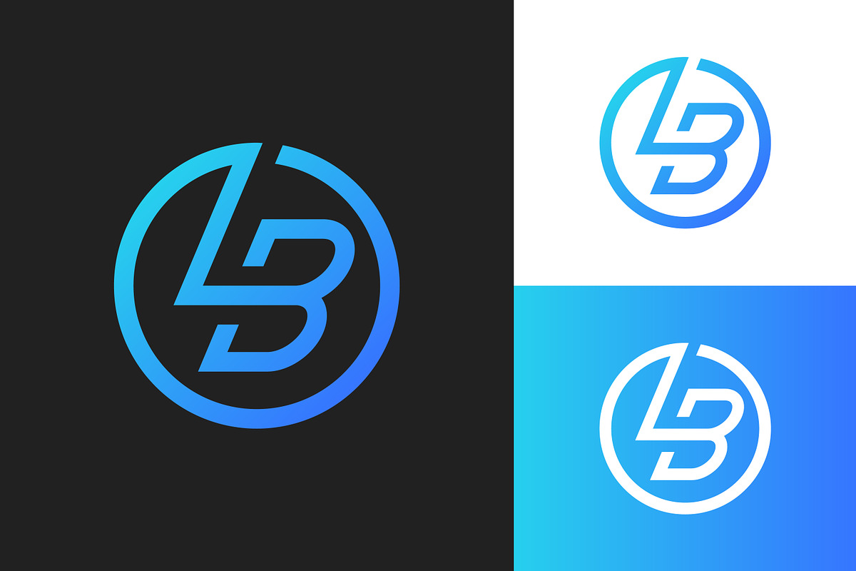 LB Logo Modern Monogram Brand, a Branding & Logo Template by Signatoro