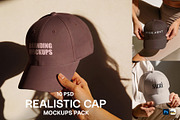 Aesthetic Cap Mockups, a Hat Mockup by Dikarte.Store (Thumbnail 1 of 8)