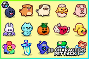 2D Characters - Pet Pack 1, an Animal Illustration by LAYERLAB (Thumbnail 2 of 11)