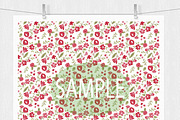 Digital Paper - Flower Patterns, a Pattern Graphic by Leska's Digitals (Thumbnail 2 of 6)