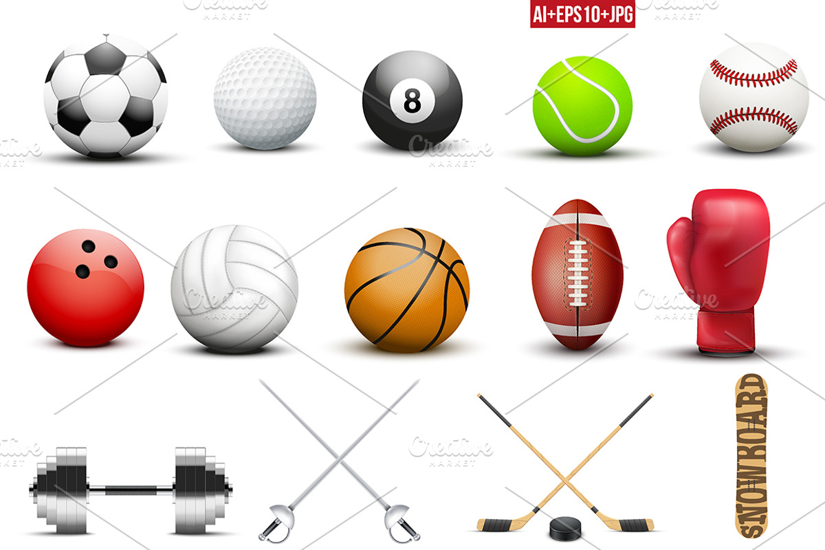 Mega Bundle of sports equipment.