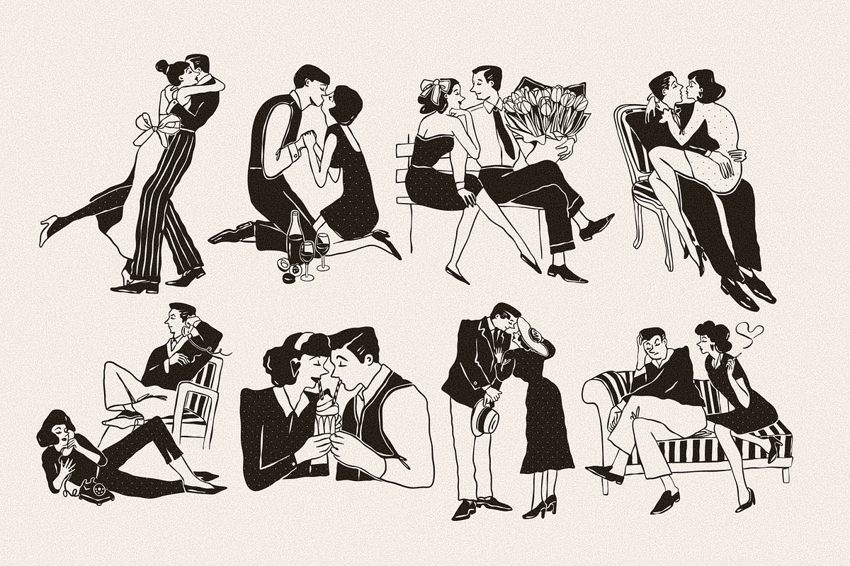 On a Date, a Person Illustration by Twisted Tail (Photo 5 of 7)