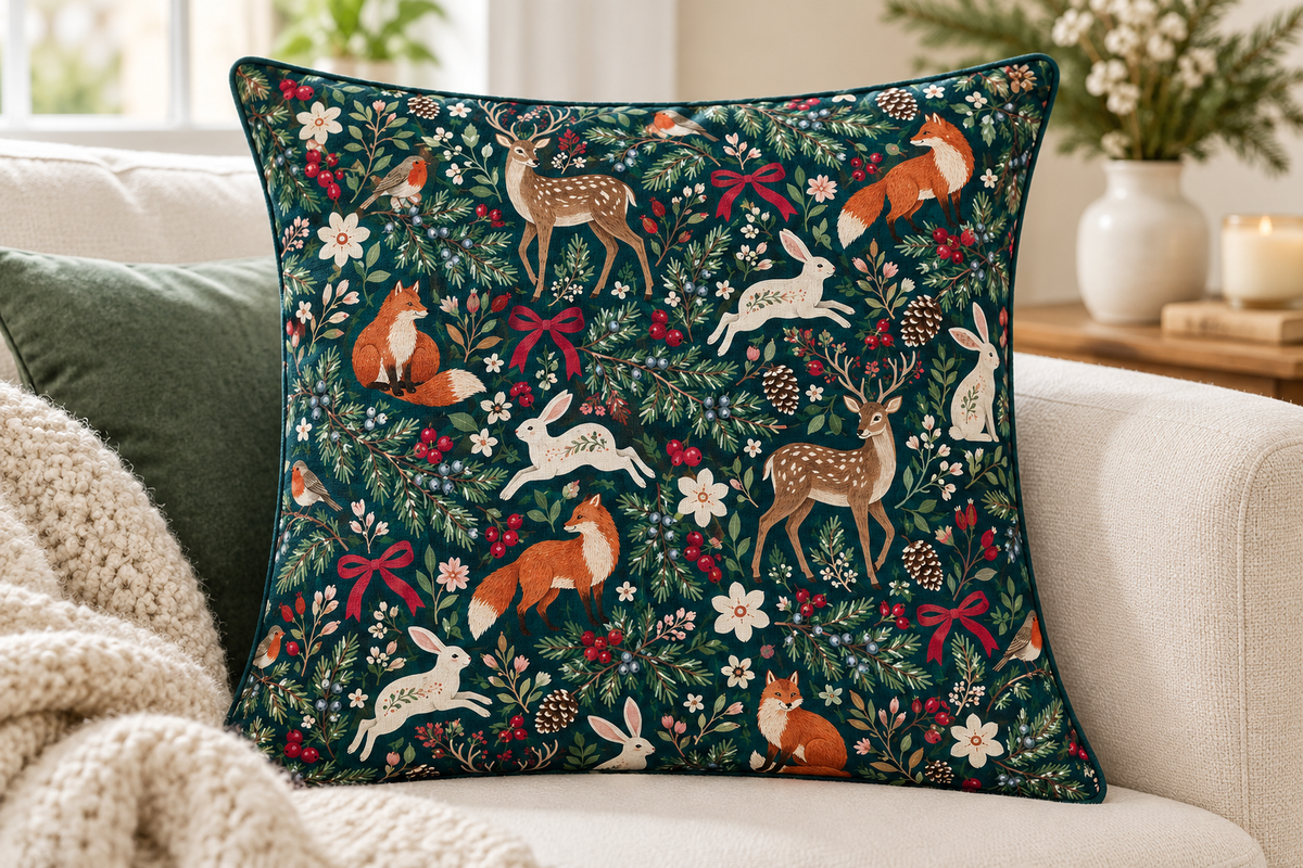 Juniper Hollow Winter Woodland, a Pattern Graphic by Colorsfav (Photo 7 of 7)