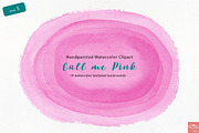 Watercolor background Call me Pink, a Texture Graphic by LittleAcornGraphics (Thumbnail 6 of 13)