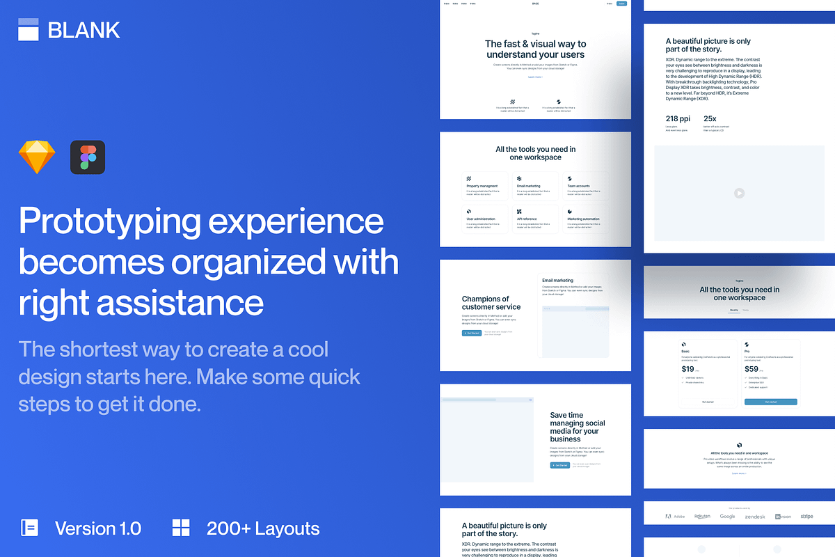 Blank Wireframe Kit, a Templates & Theme by Craftwork (Photo 1 of 11)