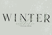 Winter aesthetic - watercolor set, a Seasonal Illustration by Youksy (Thumbnail 12 of 12)