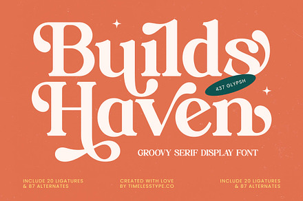 Builds Haven Groovy Serif Display, a Serif Font by timelesstype.co