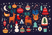 Merry Christmas collection, a Seasonal Illustration by MoleskoStudio (Thumbnail 9 of 22)