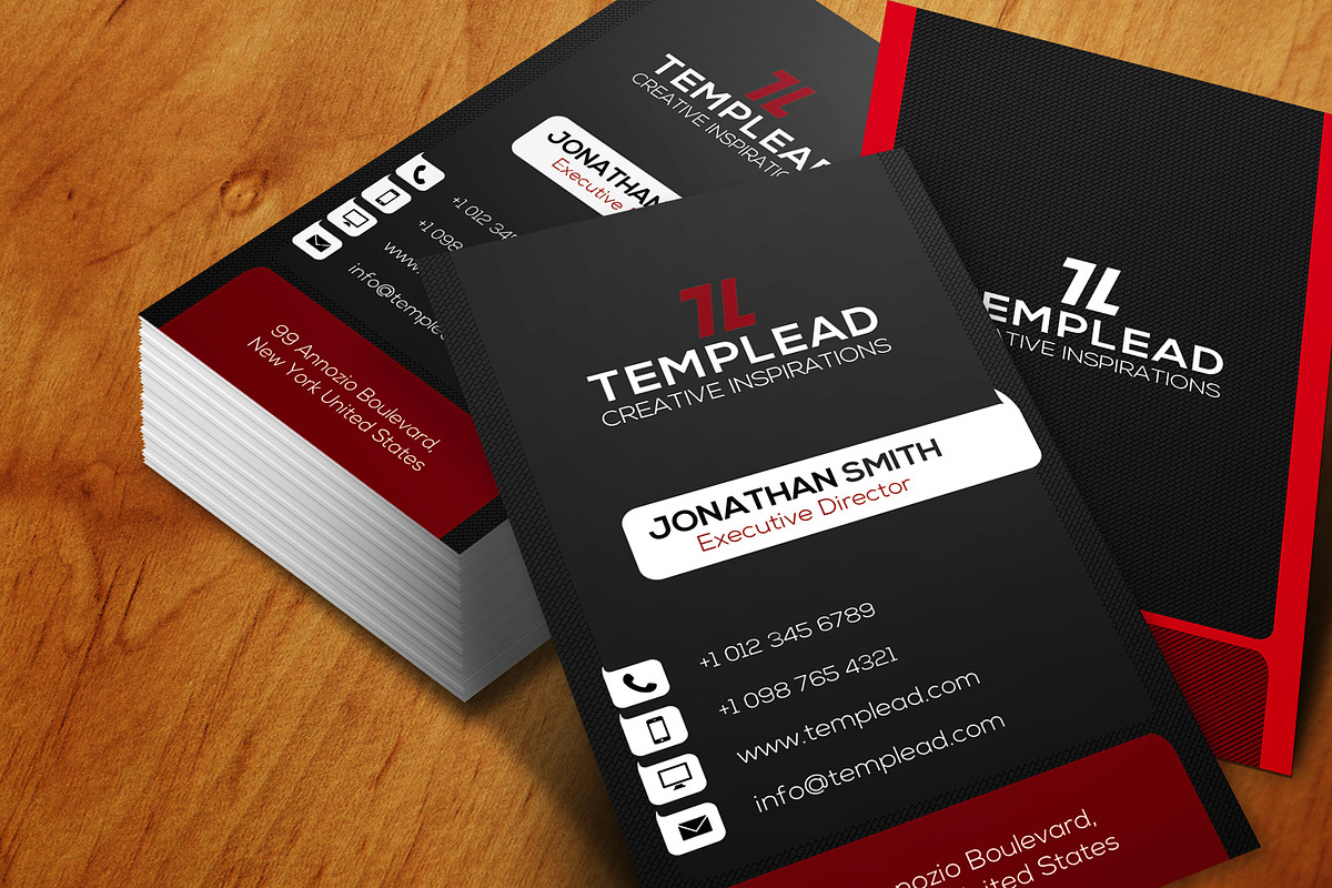 Corporate Business Card SE0321, a Card Template by annozio (Photo 4 of 4)