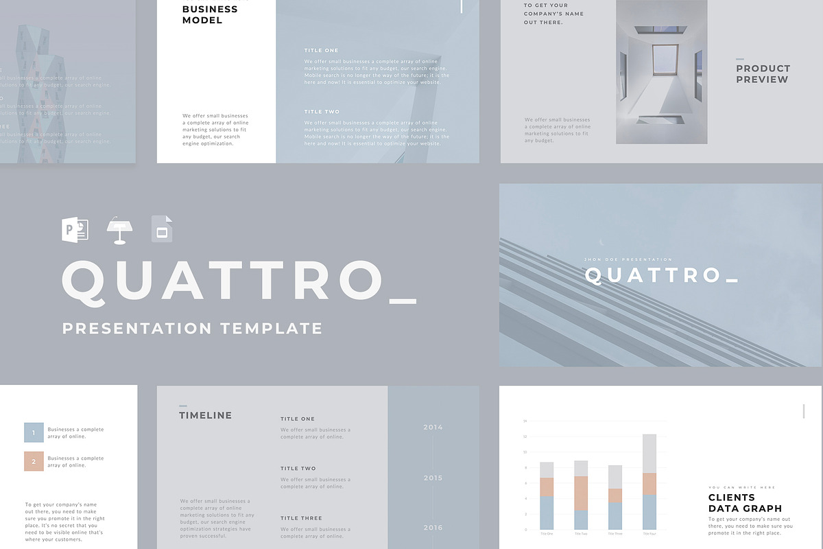 QUARTZ Presentation Bundle, a Presentation Template by slidequest (Photo 5 of 17)