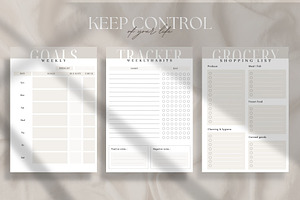 Yearly Printable Planner CANVA