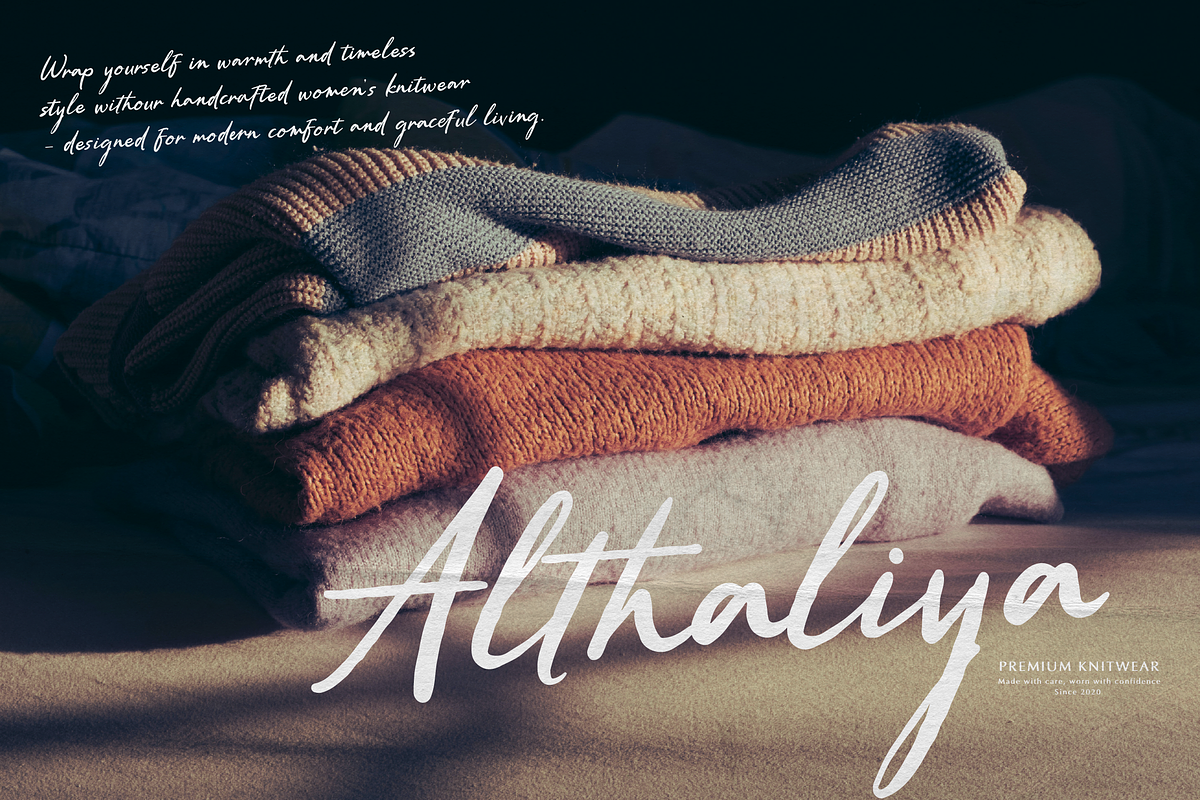 Sethimfal | Casual Handwritten Font, a Script Font by gracetype_studio (Photo 6 of 12)