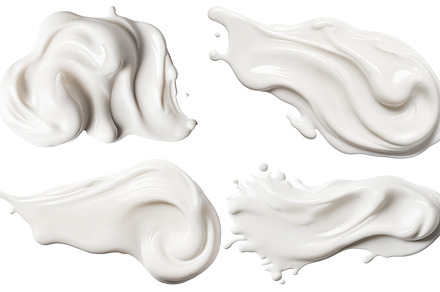 cream smears transparent background