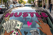 Hustle Pink Leopard Money Art, a Shirt Mockup by Vector Stall (Thumbnail 13 of 14)