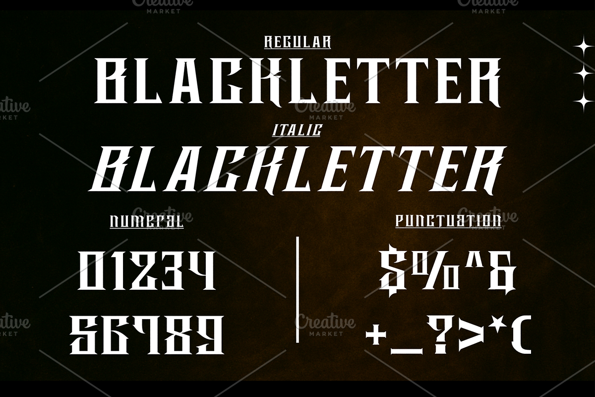 Quartus - Edgy Modern Blackletter, a Font by Mofr 24 (Photo 9 of 9)