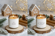 Christmas Candle Label Mockup, a Product Mockup by TatiMockup (Thumbnail 2 of 3)
