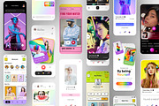 Dating app design Pack UI KIT, an App Template by Lazyinterface UX UI Team (Thumbnail 2 of 2)