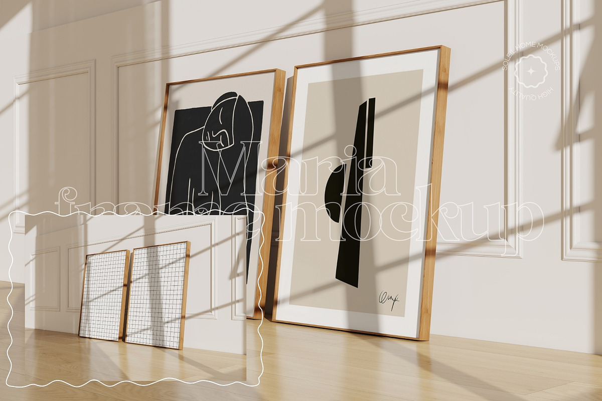 MARIA | Minimalist Frame Mockup Set, a Household Mockup by SoleilHomeMockups (Photo 9 of 16)