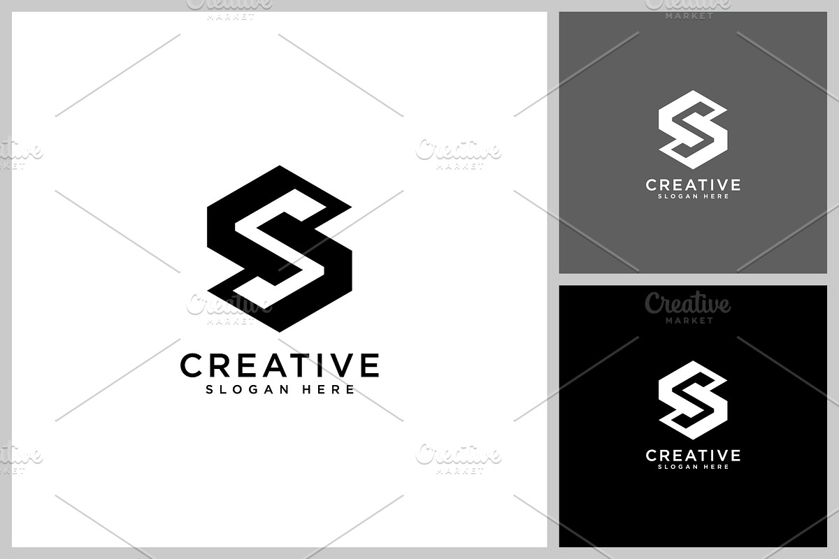 initial letter s logo design, a Branding & Logo Template by quadrazo