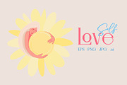 Self Love Illustrations+Design KIT, a Graphic by potokvarte (Thumbnail 10 of 24)