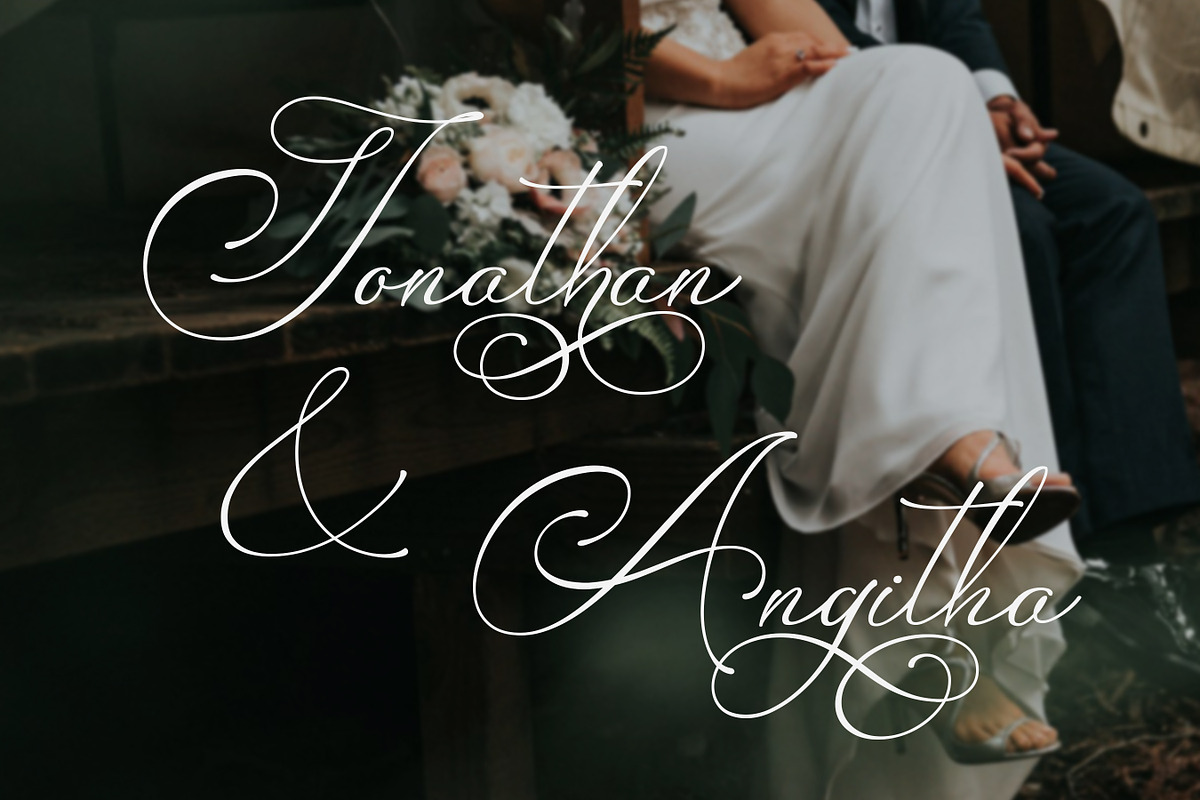 Fingline – Classic Calligraphy Font, a Script Font by Imiftype Studio (Photo 4 of 10)