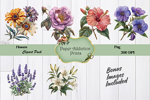 70 Flower Clipart Images