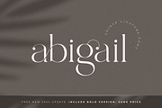 abigail - unique ligature font, a Serif Font by Sensatype (Thumbnail 1 of 32)