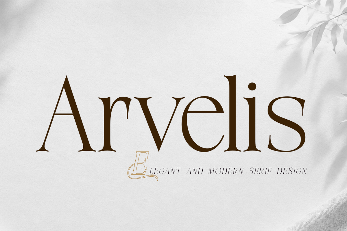 Arvelis Serif Font Family, a Serif Font by artisans (Photo 1 of 7)