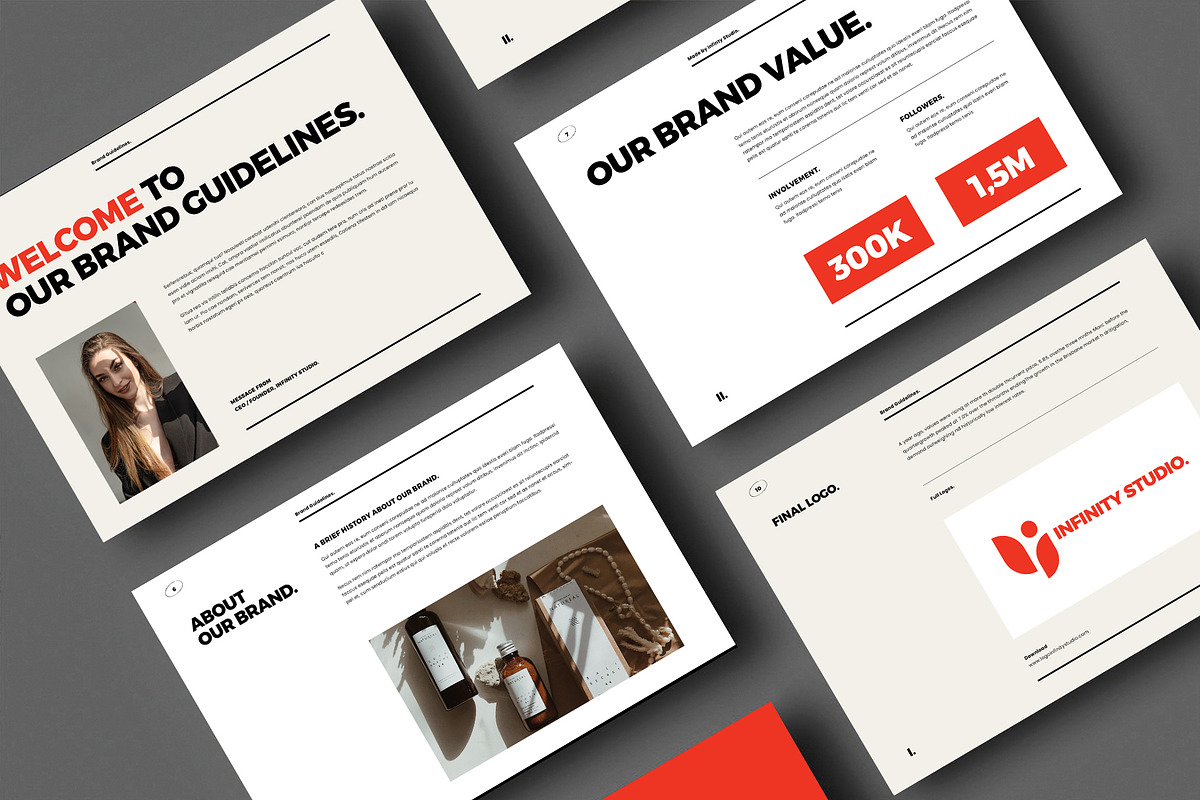 Brand Guidelines, a Brochure Template by Occy Design (Photo 3 of 9)