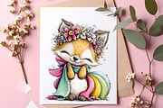 Whimsical spring animals clipart, an Illustration by SinaCreation (Thumbnail 5 of 6)