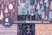Whimsical Christmas Patterns III, a Pattern Graphic by DrawStudio1988 (Thumbnail 1 of 6)