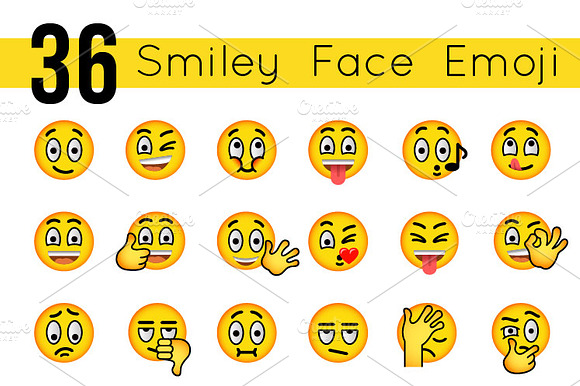 Emoticons Smiley Face Emoji Icons