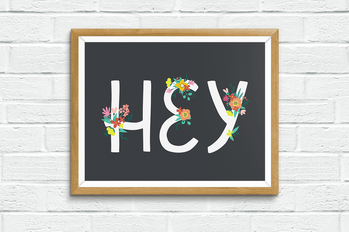 Floral Alphabet and Numbers, a Decorative Illustration by Anna Krestiannykova (Photo 6 of 8)