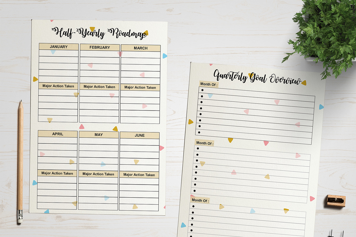 Goal Vision Board, Dream Planner, a Templates & Theme by Wow Designs (Photo 5 of 9)