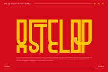 Astelop || Condensed Sans Serif Font