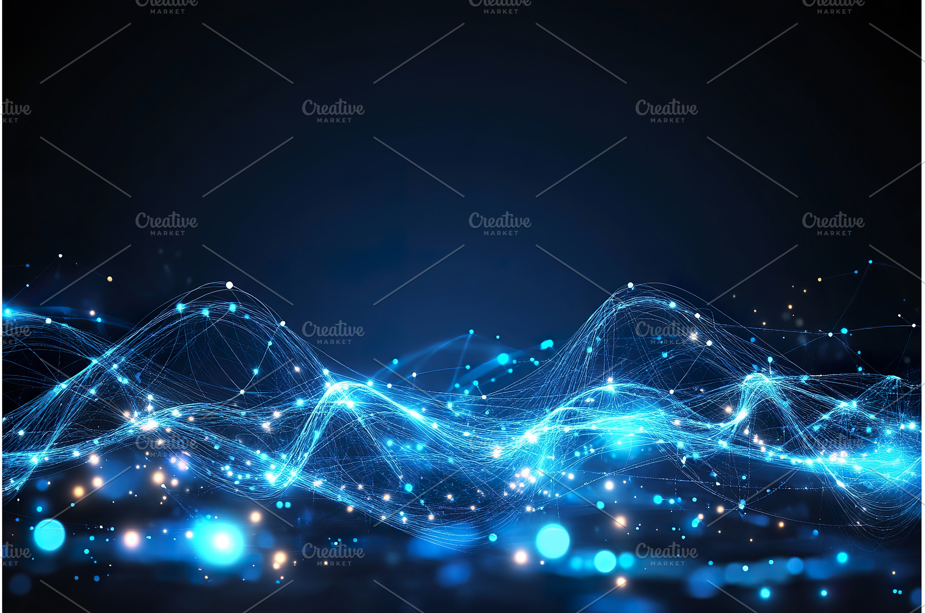 Futuristic networking connection, a Technology Photo by Lermont51