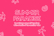 Summer Paradise Vintage Sans Serif, a Sans Serif Font by Schrifted Type (Thumbnail 2 of 8)