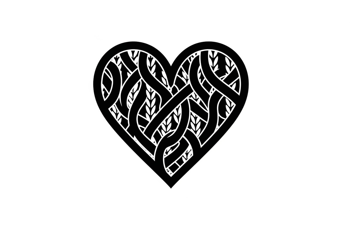 Knitted Heart Love Vector Bundle, an Illustration by Designs_River (Photo 32 of 53)