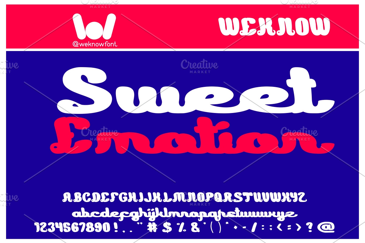 Learning font, a Script Font by weknow (Photo 4 of 5)