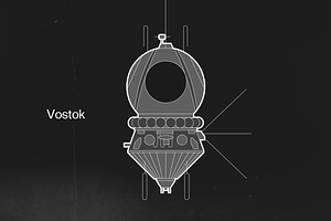 Vostok Spacecraft Vector